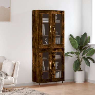 vidaXL Ντουλάπι Καπνιστή Δρυς 69,5x34x180cm από Επεξεργασμένο Ξύλο 1 τεμ.
