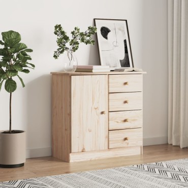 vidaXL Ντουλάπι ALTA 77x35x73cm από Μασίφ Ξύλο Πεύκου 1 τεμ.