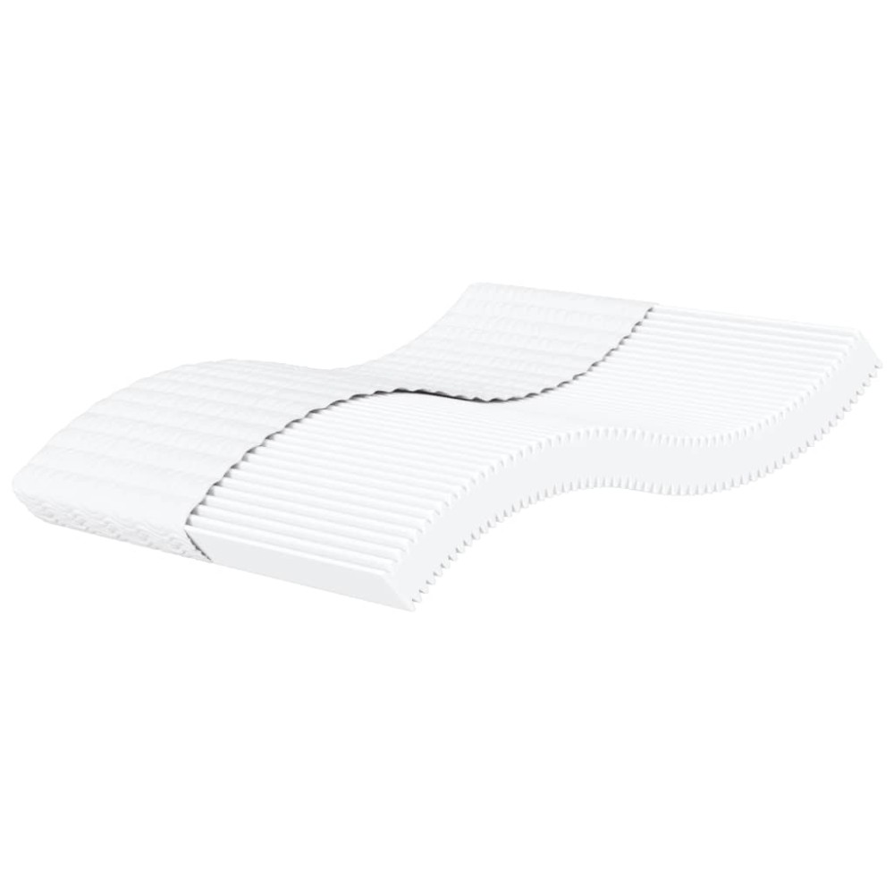 vidaXL Στρώμα Αφρού Σκληρότητα H2 H3 Λευκό 180x200cm 1 τεμ. - Διπλό
