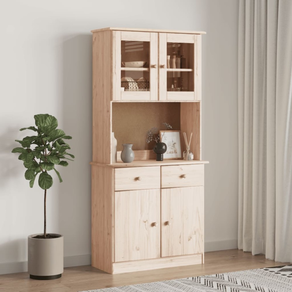 vidaXL Ντουλάπι ALTA 77x35x165cm από Μασίφ Ξύλο Πεύκου 1 τεμ.