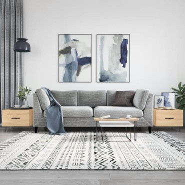 vidaXL Τραπεζάκια Σαλονιού 2 τεμ. Sonoma Δρυς 50x50x40cm Επεξ. Ξύλο
