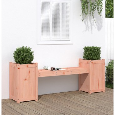 vidaXL Ζαρντινιέρα Παγκάκι 180x36x63cm από Μασίφ Ξύλο Douglas 1 τεμ.