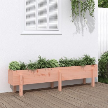 vidaXL Ζαρντινιέρα Υπερυψωμένη 160x30x38 εκ. Μασίφ Ξύλο Ψευδοτσούγκας
