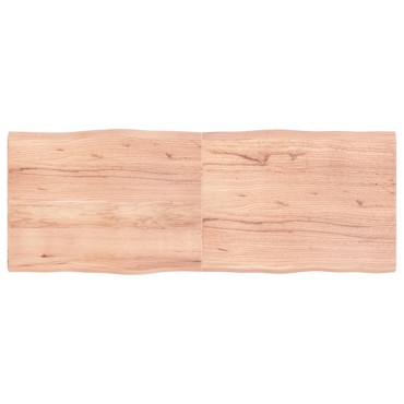 vidaXL Επιφ Τραπεζιού Αν Καφέ 160x60x(2-4)cm Ακατέργ. Μασίφ Ξύλο Δρυός 1 τεμ.