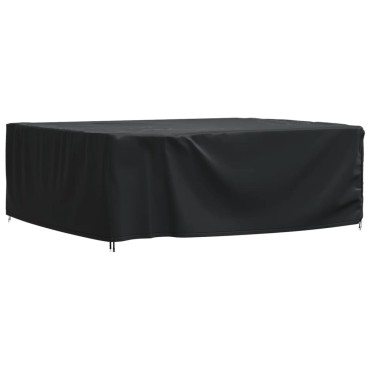 vidaXL Κάλυμμα Επίπλων Κήπου Αδιάβροχο Μαύρο 250x210x90cm 420D 1 τεμ.