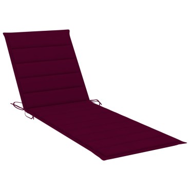 vidaXL Μαξιλάρι Ξαπλώστρας Μπορντό 200x60x3cm από Ύφασμα Oxford