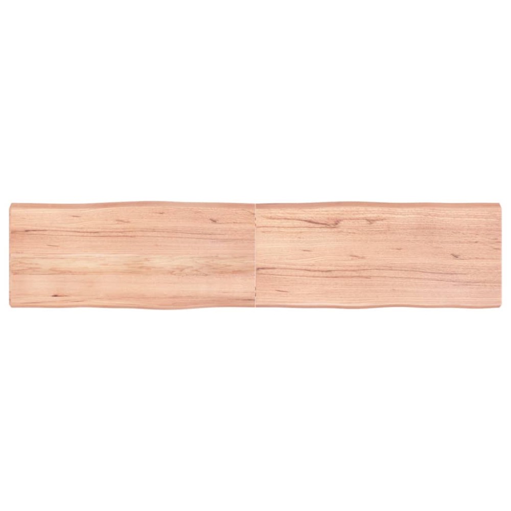 vidaXL Επιφ Τραπεζιού Αν Καφέ 180x40x(2-6)cm Ακατέργ. Μασίφ Ξύλο Δρυός 1 τεμ.