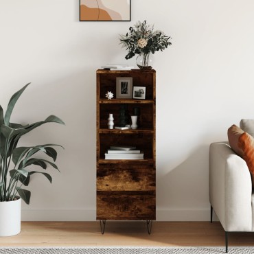 vidaXL Ντουλάπι Καπνιστή Δρυς 40x36x110cm από Επεξεργασμένο Ξύλο 1 τεμ.