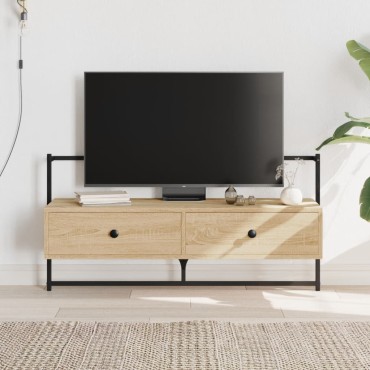 vidaXL Έπιπλο Τηλεόρασης Επιτοίχιο Sonoma Δρυς 100,5x30x51cm Επ. Ξύλο