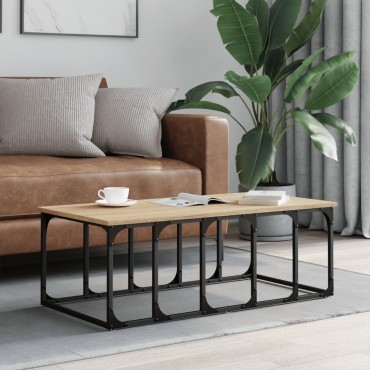 vidaXL Τραπεζάκι Σαλονιού Sonoma Δρυς 100x50x35,5cm Επεξεργ. Ξύλο 1 τεμ.