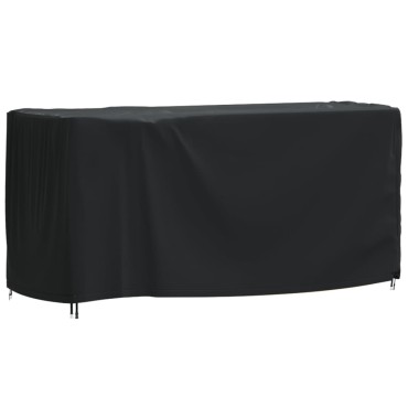 vidaXL Κάλυμμα Επίπλων Κήπου Αδιάβροχο Μαύρο 180x70x90cm 420D 1 τεμ.