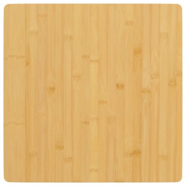 vidaXL Επιφάνεια Τραπεζιού 50x50x4 από Μπαμπού 50x50x4cm 1 τεμ.