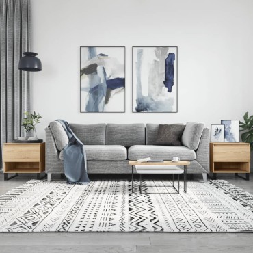 vidaXL Τραπέζια Σαλονιού 2 τεμ. Sonoma Δρυς 50x46x50cm Επεξεργ. Ξύλο