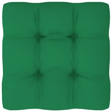vidaXL Μαξιλάρι Παλέτας Πράσινο 80 x 80 x 12 εκ. Υφασμάτινο