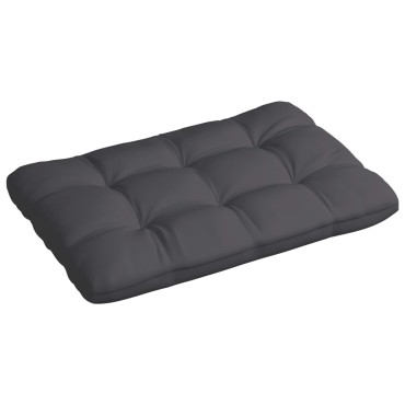 vidaXL Μαξιλάρι Παλέτας Ανθρακί 120x80x12cm Υφασμάτινο