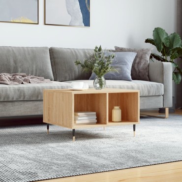 vidaXL Τραπεζάκι Σαλονιού Sonoma Δρυς 60x50x36,5cm Επεξεργασμένο Ξύλο 1 τεμ.