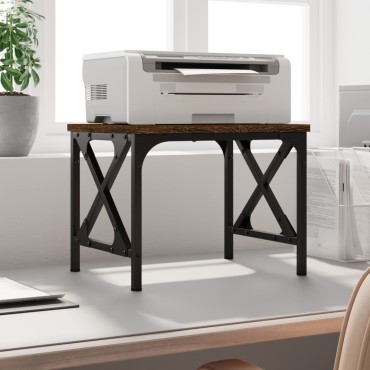 vidaXL Βάση Εκτυπωτή Καφέ Δρυς 40 x 30 x 31 εκ. από Επεξεργασμένο Ξύλο