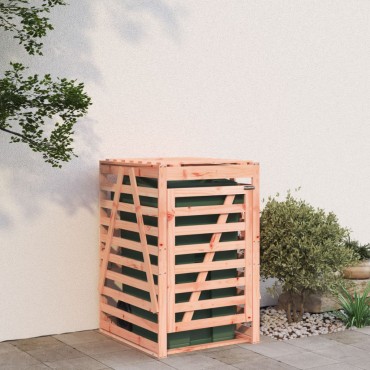 vidaXL Αποθήκευση Τροχήλατου Κάδου 84x90x128,5 εκ. Ξύλο Ψευδοτσούγκας