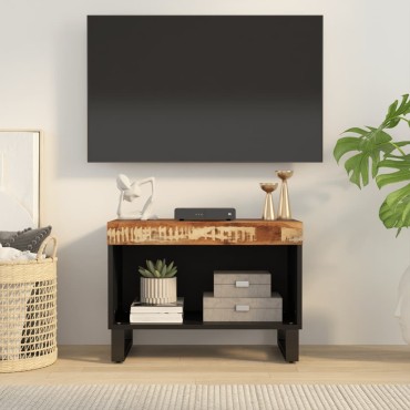 vidaXL Έπιπλο Τηλεόρασης 60x33x43,5cm από Μασίφ Ανακυκλωμένο Ξύλο