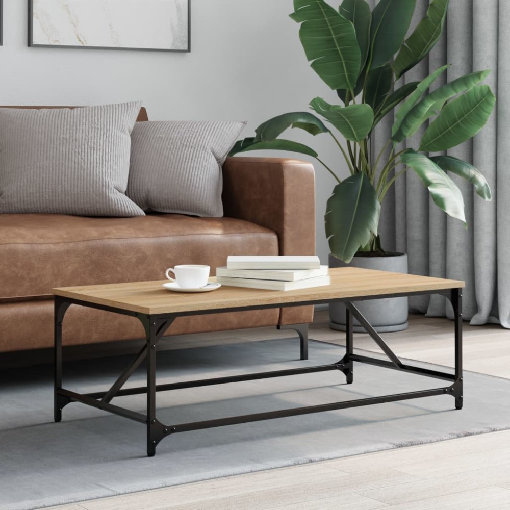 vidaXL Τραπεζάκι Σαλονιού Sonoma Δρυς 100x50x35cm Επεξεργασμένο Ξύλο 1 τεμ.