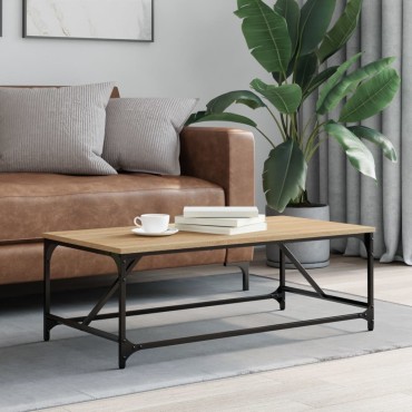 vidaXL Τραπεζάκι Σαλονιού Sonoma Δρυς 100x50x35cm Επεξεργασμένο Ξύλο 1 τεμ.