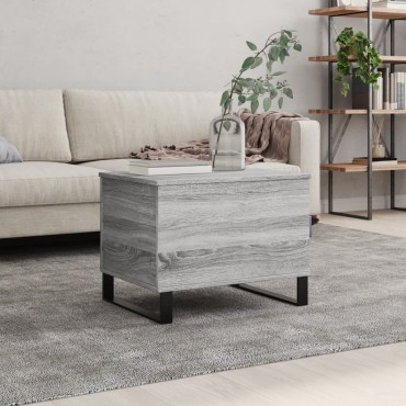 vidaXL Τραπεζάκι Σαλονιού Γκρι Sonoma 60x44,5x45cm Επεξεργασμένο Ξύλο 1 τεμ.