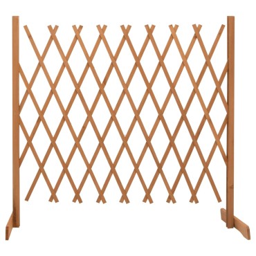 vidaXL Καφασωτό Φράχτης Κήπου Πορτοκαλί 180x100cm Μασίφ Ξύλο Ελάτης