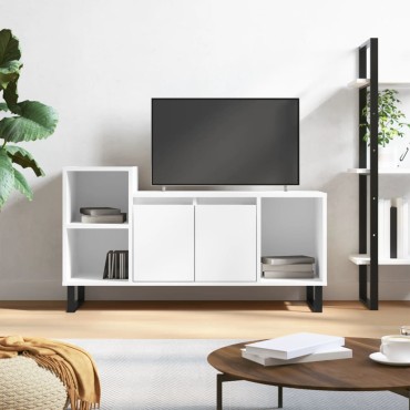 vidaXL Έπιπλο Τηλεόρασης Λευκό 100x35x55cm Επεξεργασμένο Ξύλο