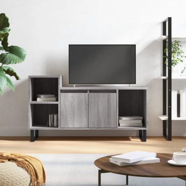 vidaXL Έπιπλο Τηλεόρασης Γκρι Sonoma 100x35x55cm από Επεξεργ. Ξύλο
