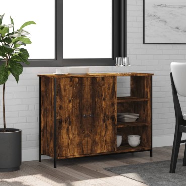 vidaXL Ντουλάπι Καπνιστή Δρυς 100x33x75cm από Επεξεργασμένο Ξύλο 1 τεμ.