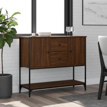 vidaXL Ντουλάπι Καφέ Δρυς 100x36x85cm από Επεξεργασμένο Ξύλο 1 τεμ.