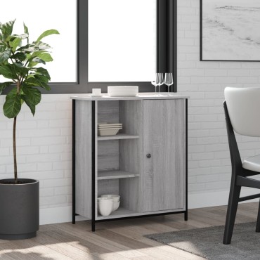 vidaXL Ντουλάπι Γκρι Sonoma 70x30x80cm από Επεξεργ. Ξύλο 1 τεμ.