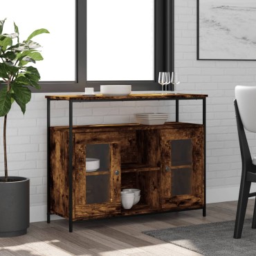 vidaXL Ντουλάπι Καπνιστή Δρυς 100x35x80cm από Επεξεργασμένο Ξύλο 1 τεμ.