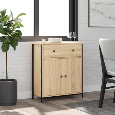 vidaXL Ντουλάπι Sonoma Δρυς 70x30x80cm Επεξεργασμένο Ξύλο 1 τεμ.