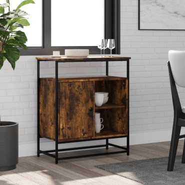 vidaXL Ντουλάπι Καπνιστή Δρυς 69x35x80cm από Επεξεργασμένο Ξύλο 1 τεμ.