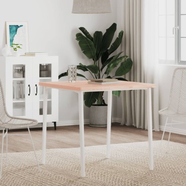 vidaXL Επιφάνεια Τραπεζιού Τετράγωνη 70x70x2,5cm Μασίφ Ξύλο Οξιάς 1 τεμ.