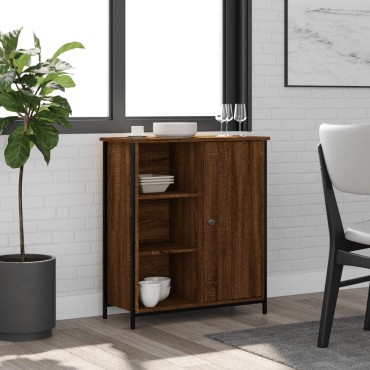 vidaXL Ντουλάπι Καφέ Δρυς 70x30x80cm από Επεξεργ. Ξύλο 1 τεμ.