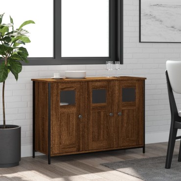 vidaXL Ραφιέρα Καφέ Δρυς 100x35x70cm από Επεξεργασμένο Ξύλο 1 τεμ.
