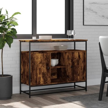 vidaXL Ντουλάπι Καπνιστή Δρυς 100x35x80cm από Επεξεργασμένο Ξύλο 1 τεμ.