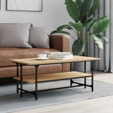vidaXL Τραπεζάκι Σαλονιού Sonoma Δρυς 100x50x40cm Επεξεργασμένο Ξύλο 1 τεμ.