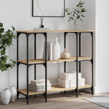 vidaXL Τραπέζι Κονσόλα Sonoma Δρυς 102x35x90cm Επεξεργασμένο Ξύλο 1 τεμ.