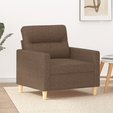 vidaXL Πολυθρόνα Καφέ Υφασμάτινη 78x77x80cm 1 τεμ. Γωνιακός