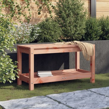 vidaXL Παγκάκι Κήπου 82,5x35x45cm από Μασίφ Ξύλο Ψευδοτσούγκας 1 τεμ.