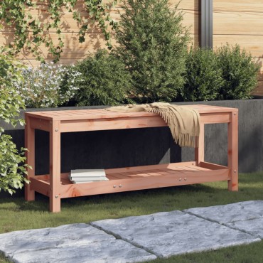 vidaXL Παγκάκι Κήπου 108x35x45cm από Μασίφ Ξύλο Ψευδοτσούγκας 1 τεμ.