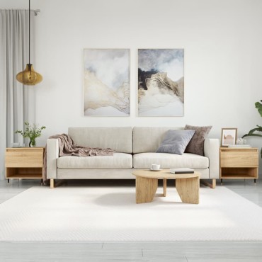 vidaXL Τραπέζια Σαλονιού 2 τεμ. Sonoma Δρυς 50x46x50cm Επεξεργ. Ξύλο