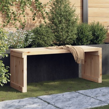vidaXL Παγκάκι Κήπου Επεκτάσιμο 212,5x40,5x45cm από Μασίφ Πεύκο 1 τεμ.