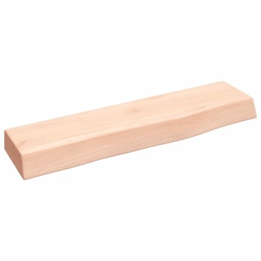 vidaXL Ράφι Τοίχου 40x10x4cm από Ακατέργαστο Μασίφ Ξύλο Δρυός 1 τεμ.