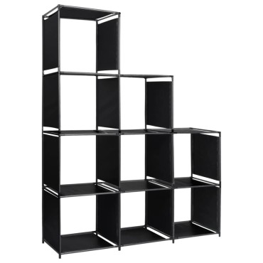 vidaXL Ραφιέρα Σκάλα Προβολής 130x45x170cm Υφασμάτινη 1 τεμ.