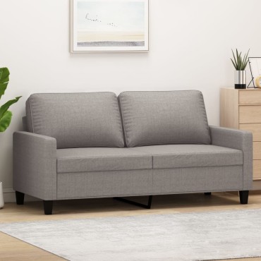 vidaXL Καναπές Διθέσιος Taupe Υφασμάτινος 158x77x80cm 1 τεμ.