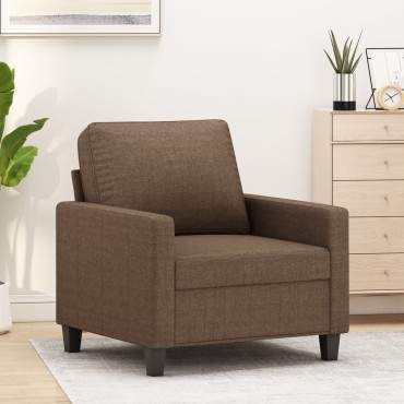 vidaXL Πολυθρόνα Καφέ Υφασμάτινη 78x77x80cm 1 τεμ. Γωνιακός
